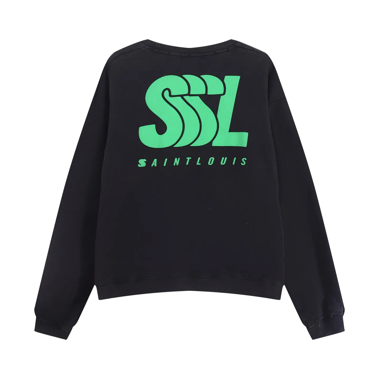 Style No. S211 P260💰 (450g version) SSSAINT LOUIS P260💰 SSSAINT LOUIS basic classic round neck sweatshirt. It is made of 450g dense cotton fabric with good texture. (Washed version) The version is loose and suitable for men and women. Size: S-XL